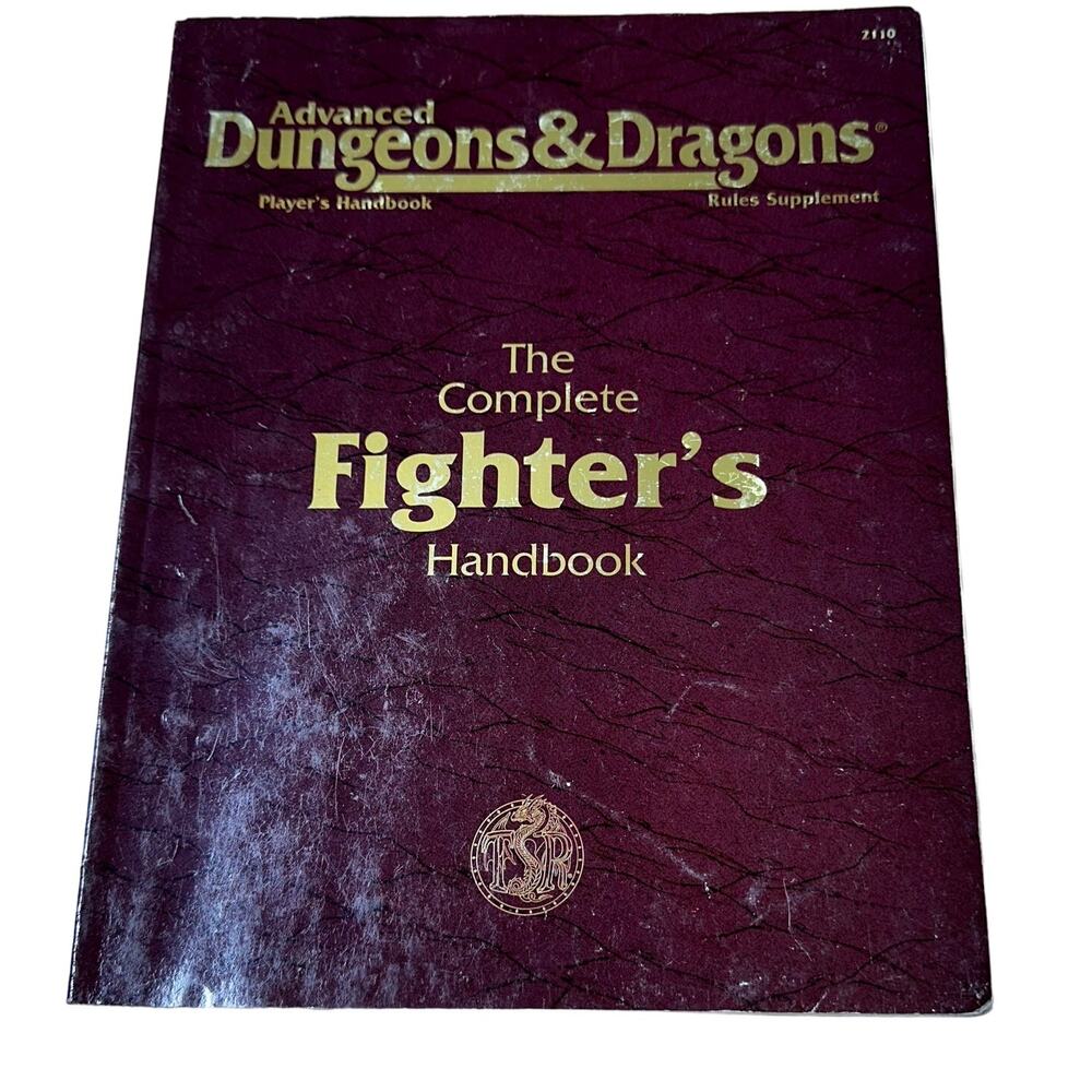 Advanced Dungeons & Dragons The Complete Fighter's Handbook 2110 Pre-Owned
